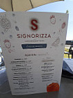 Signorizza Angouleme-champniers menu