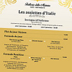 Trattoria Della Mamma menu