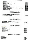 La Traviata menu