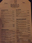 Las Mañanitas menu