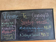 Cagney's Kitchen Lexington menu