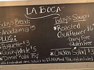 La Boca menu