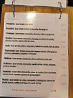 La Dolce Serata menu