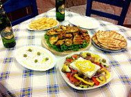 Greek Souflaki food