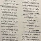 Odd Fellows Brewing Co menu