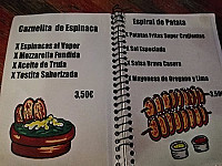 El Sur menu