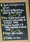 Le Bistrot menu