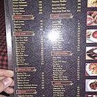 Golden Caves menu