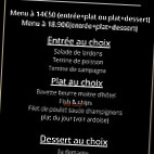 L'antre Cote menu