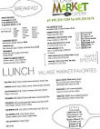 Village Market Eatery menu