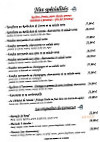 Le Carnotzet menu