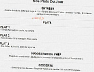 Les Moulins menu