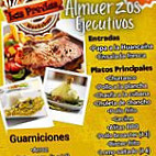 Las Previas Restobar menu