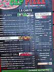 Cap Pizza menu