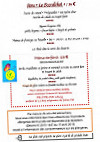 Les Feuillantines menu