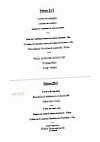 Della Spiaggia menu