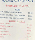 Phil's Deli menu