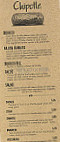 Chipotle Mexican Grill menu