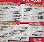 Pizza Sprint menu