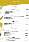 Au Lion D'or menu