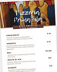 Prima Fila menu