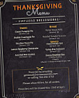 Virtuoso Breadworks menu