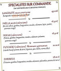 El Suquet menu