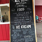 Red Barn Milk menu