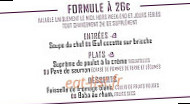 Le Ble Coeur menu