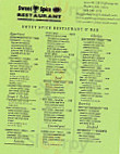 Sweet Spice Restaurant And Bar menu