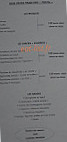 L'hangar menu