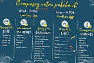 Moé Poké menu