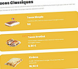 Chamas Tacos Reims menu