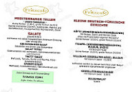 Fritzcafe menu