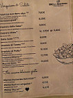 Bellissimo menu