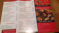 Chinfong Chinese menu