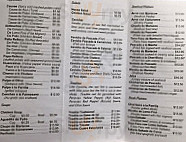 Gordo's Grill menu