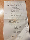 La Canne à Sucre menu