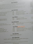 La Villa De La Mairie menu