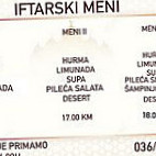 Caffe Pizzeria Meet&eat menu