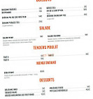 La Cave à Burger menu