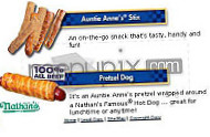 Auntie Anne's menu