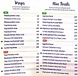 Faasos menu