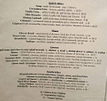 Black River Cafe menu