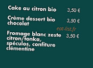 Holocene menu