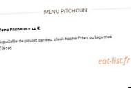 L'Auberge de la Source menu