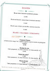 L'atelier De Francisco menu