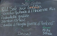 L'endurance menu