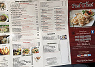 Pad Thai menu