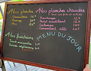 La Passerelle menu